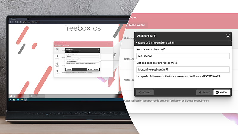 Freebox OS : personnaliser mon réseau WiFi - Configuration de votre réseau WiFi
